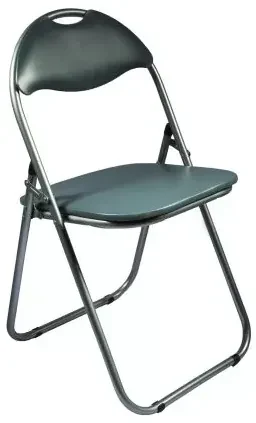 Scaun pliant gri, 38.5x43x79 cm