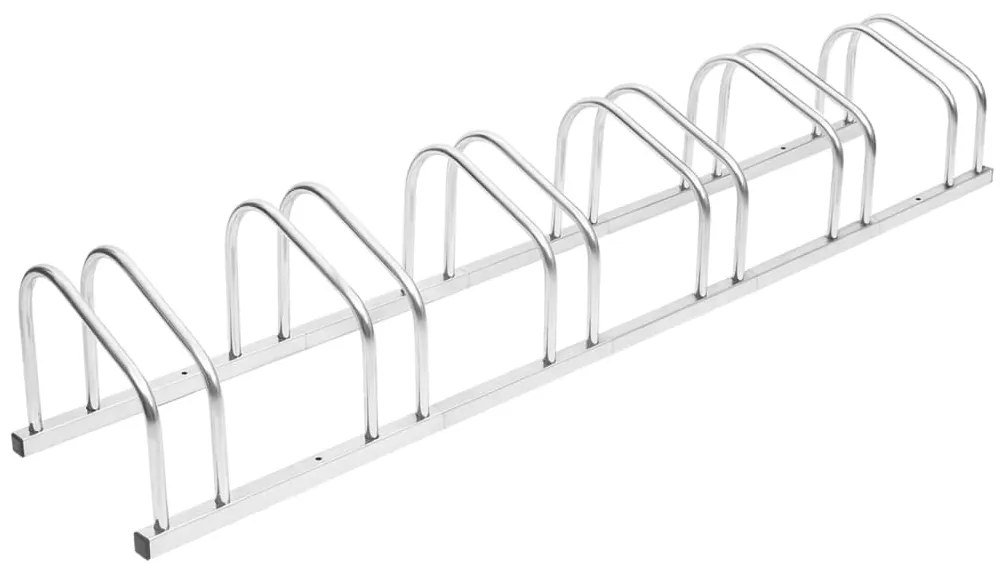 Suport de biciclete, pentru 6 biciclete, otel galvanizat