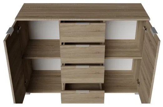 Comodă HOPE, stejar Sonoma