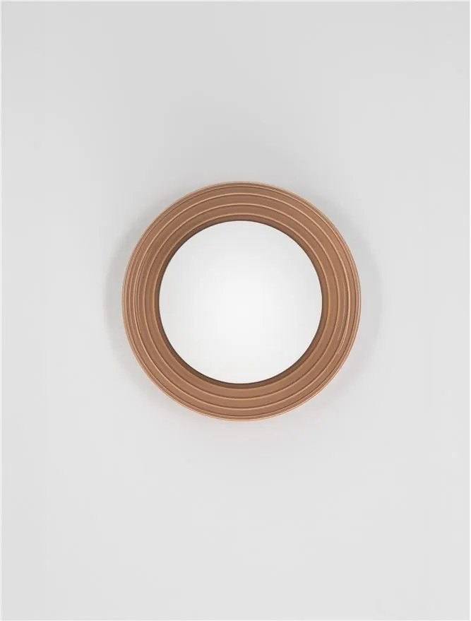 Aplica baie protectie IP44, Portelan, Caramel, ORBIQUE 22cm