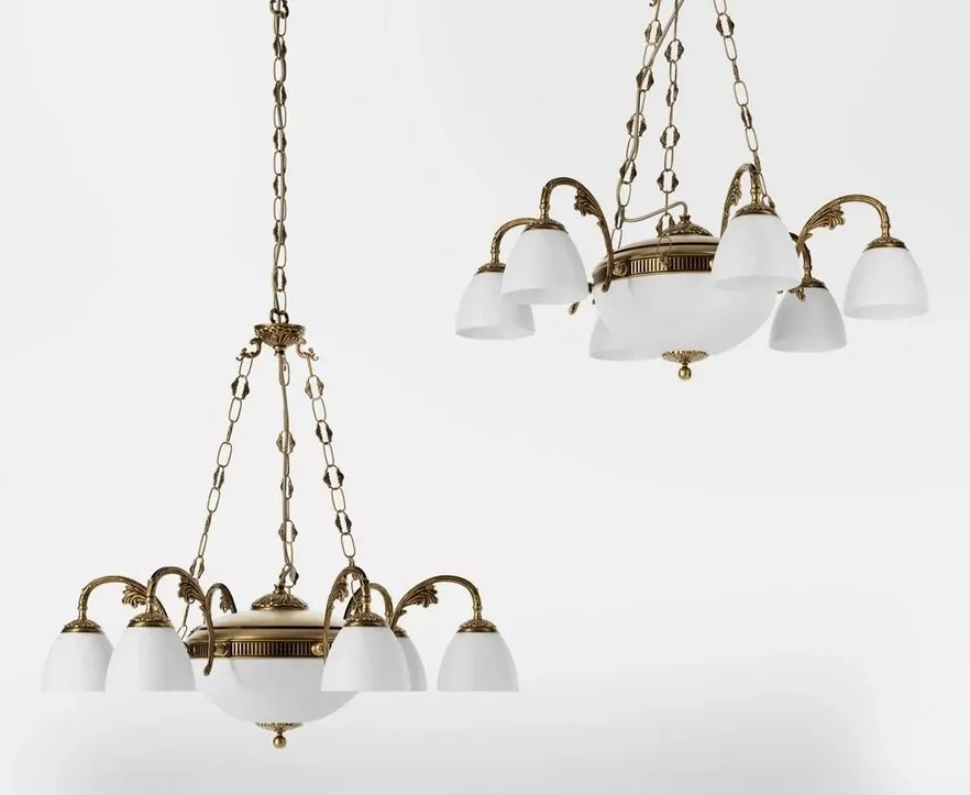 Candelabru din alama stil Art Nouveau Beatrice