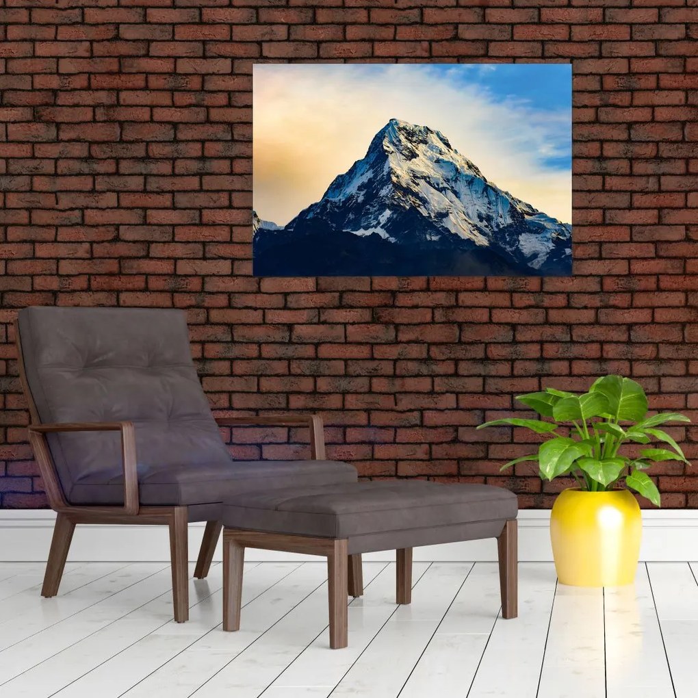 Tablou cu munții înzăpeziți, Nepal (90x60 cm)