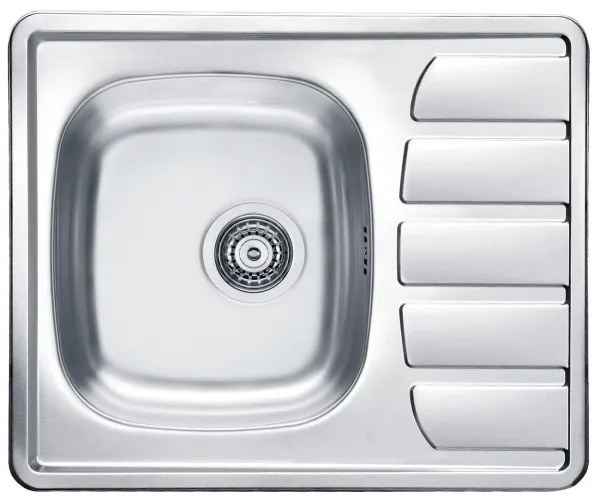 ALVEUS SETA265 - Chiuvetă de bucătărie ZOOM+baterie pentru chiuvetă RIVIERA 14,8 cm satinat/crom