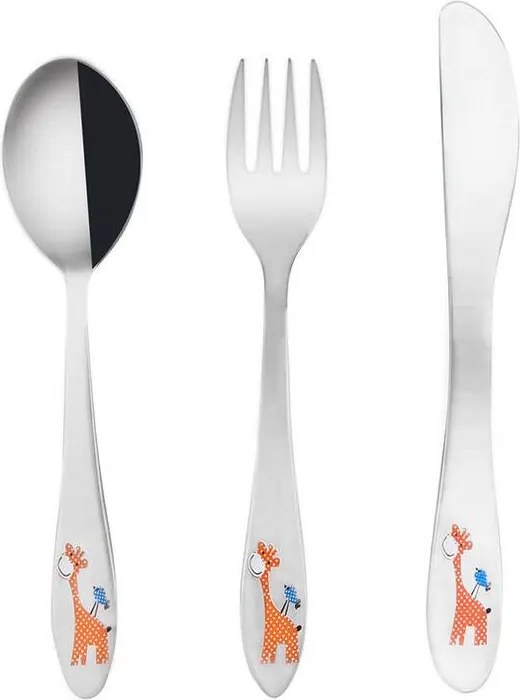 Orion Set de tacâmuri din inox pentru copii GIRAFĂ