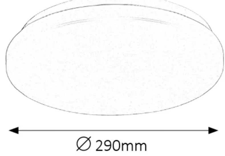 Plafoniera LED design modern 29cm Rob 2284 RX