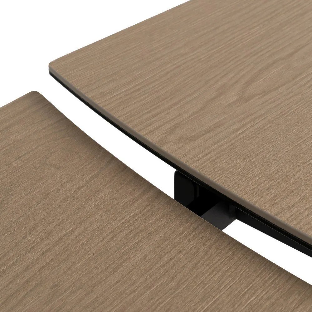 Masă de dining extensibilă cu blat suplimentar 90x180 cm Rocía – Ixia