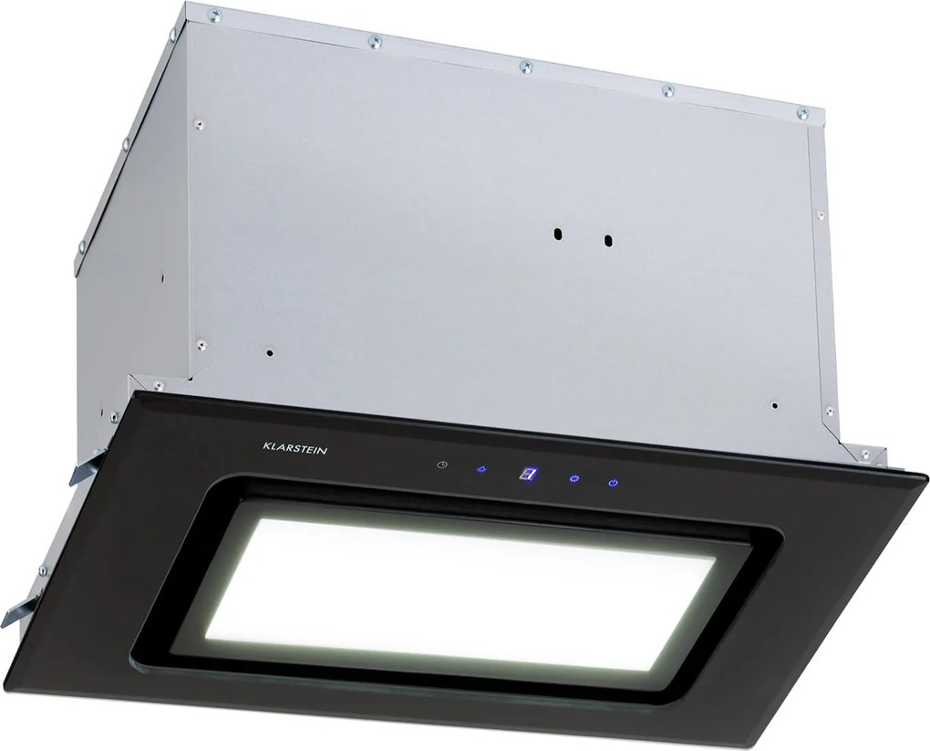 Klarstein Hektor Brilliant Edition, hotă încorporată, 52 cm, 506 m³ / h, touch, neagră