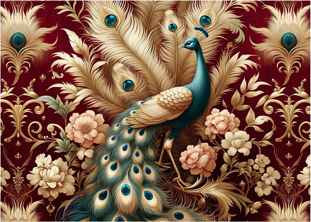 Tablou – Păun elegant (70x50 cm)