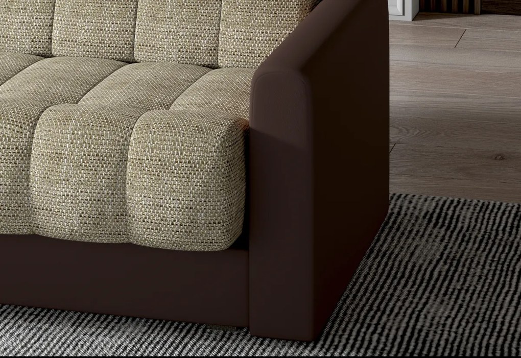 Supermobel Canapea tapitata extensibila GARETT, 210x90x85, sawana 14/soft 17