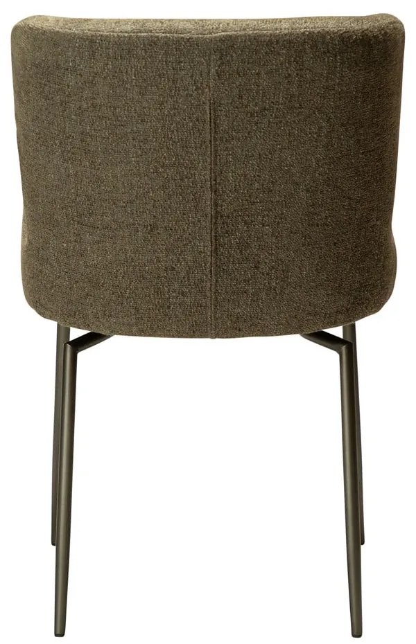 Scaun de dining kaki tapițat Glam – DAN-FORM Denmark