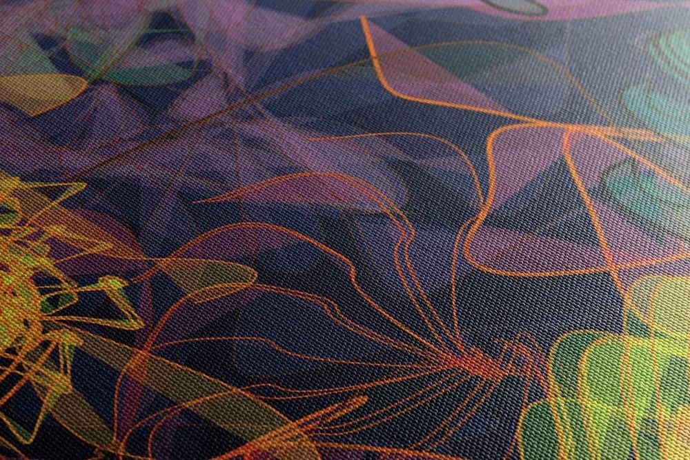 Tablou abstract colorat