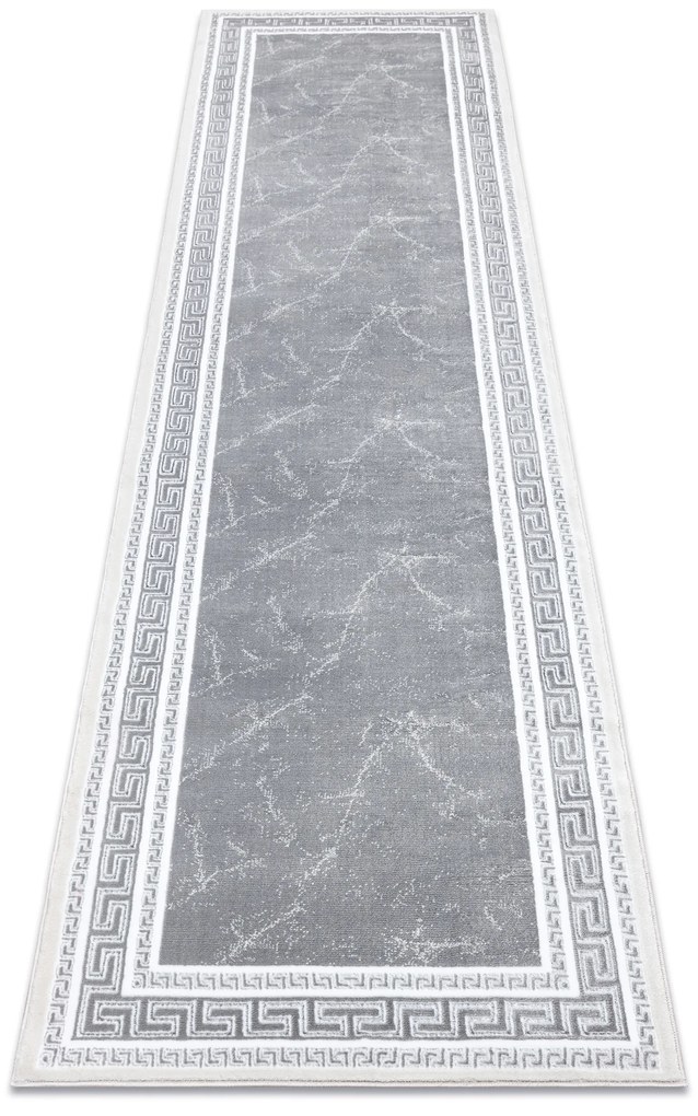 Modern GLOSS covor, traversa 2813 27 stilat, cadru, grecesc gri - SECUNDAR-COTATI PRODUSUL