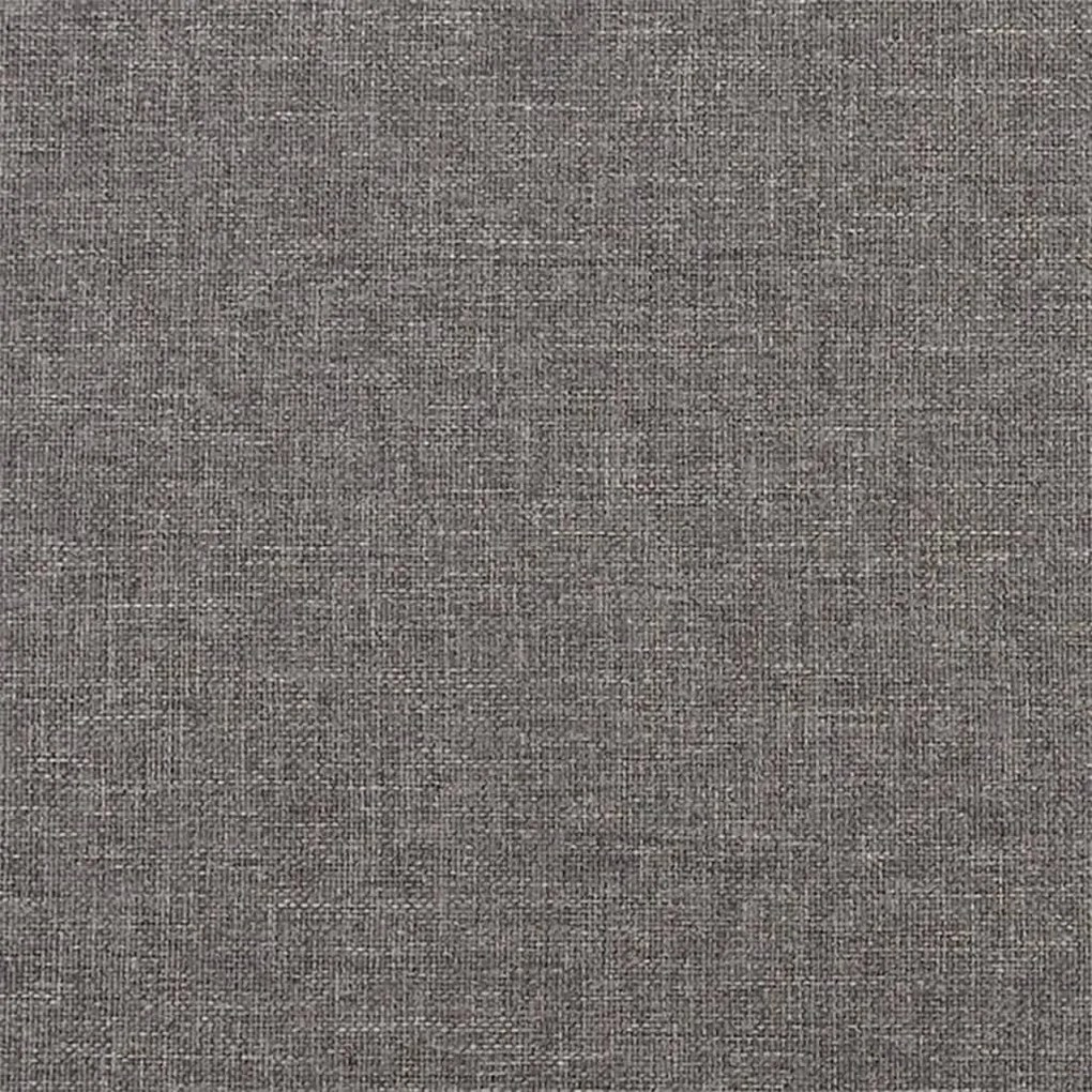 Canapea cu 3 locuri, gri inchis, 210 cm, material textil Morke gra, 228 x 77 x 80 cm