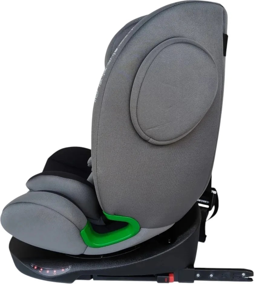 Scaun auto ISOFIX rotatie 360 grade NOVOKIDS Splend'or Edition HD-18, R129 i-Size, 40-150 cm, 0-36 kg, Gri