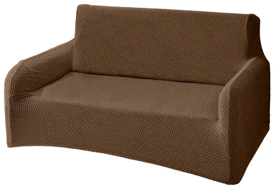 Husa elastica pentru canapea cu 2 locuri CORDA Culoare: Crem