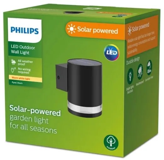 Philips FYCE LED 1,5W 3,7V 1200mAh IP44 lampă solară de perete