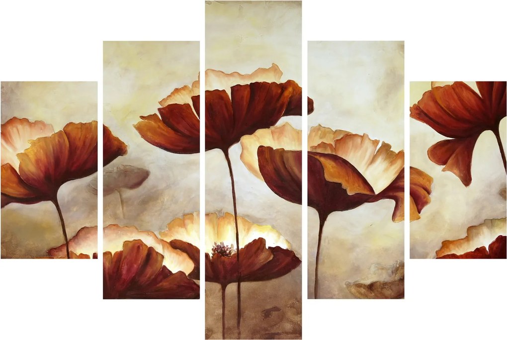 Tablou flori roșii (150x105 cm)