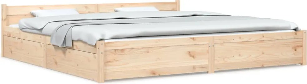 vidaXL Cadru de pat cu sertare, 200x200 cm