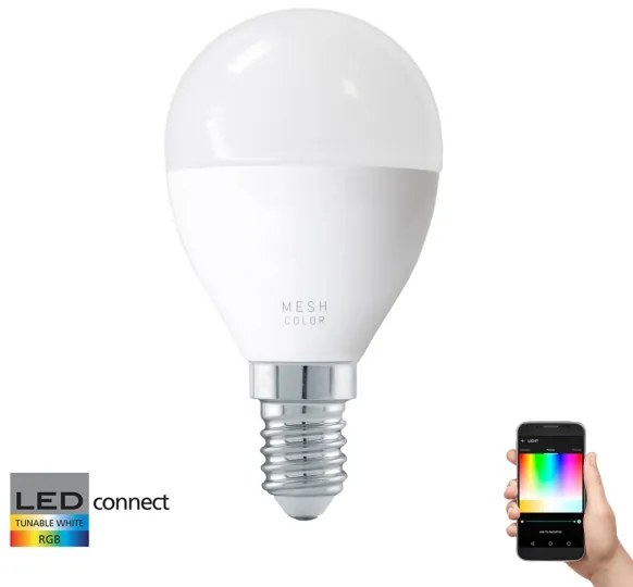 Bec LED RGB Eglo 11672 CONNECT P50 E14/5W/230V 2700K