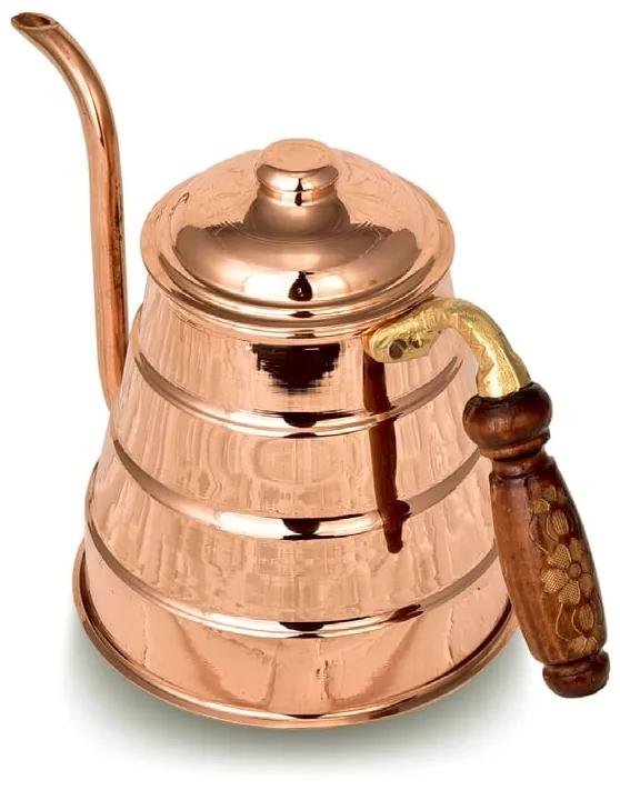 Ceainic turcesc din cupru lucrat manual 800 ml CTR21