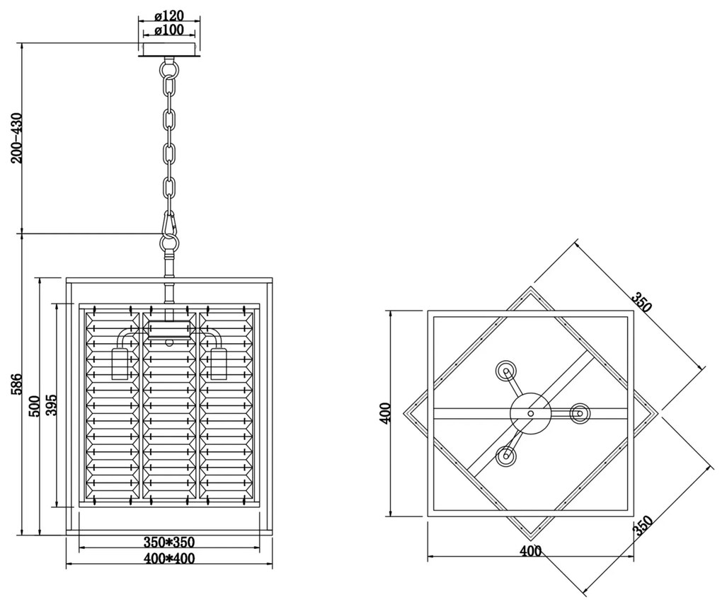 Pendul Tening Maytoni E14, Auriu, MOD060PL-04G, Germania