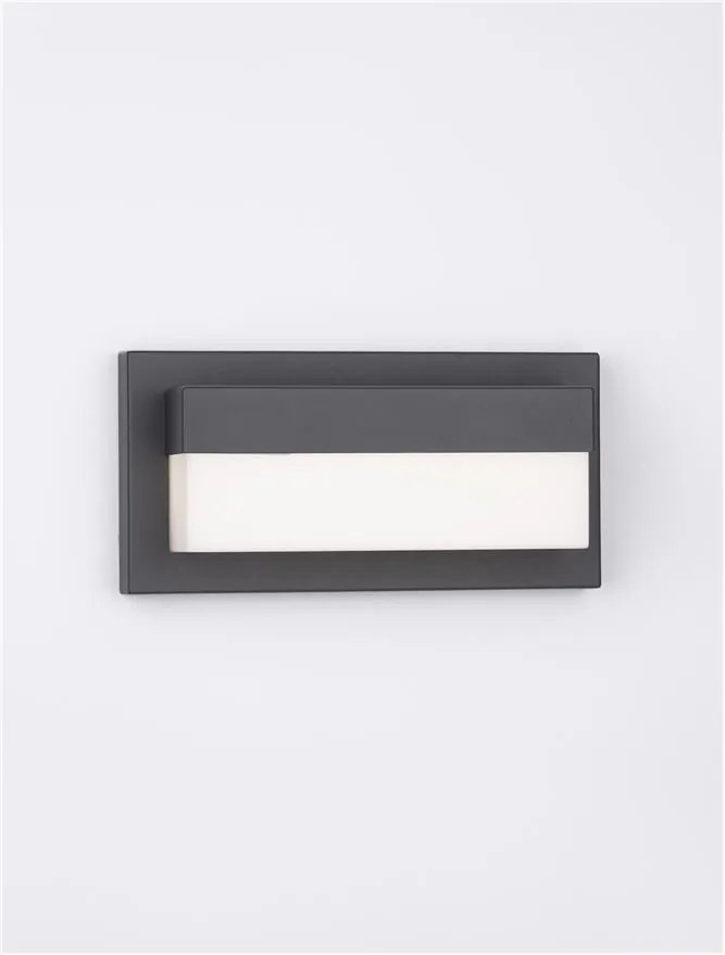 Aplica LED pentru exterior design modern IP65 Leto negru 29cm