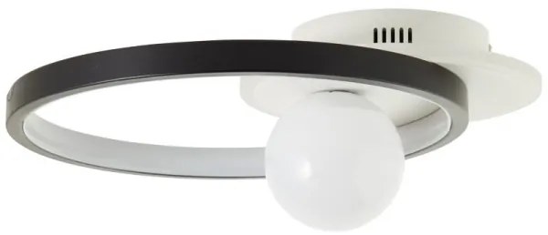 Plafonieră LED dimabilă Brilliant ATLANTA LED/24W/230V negru/alb