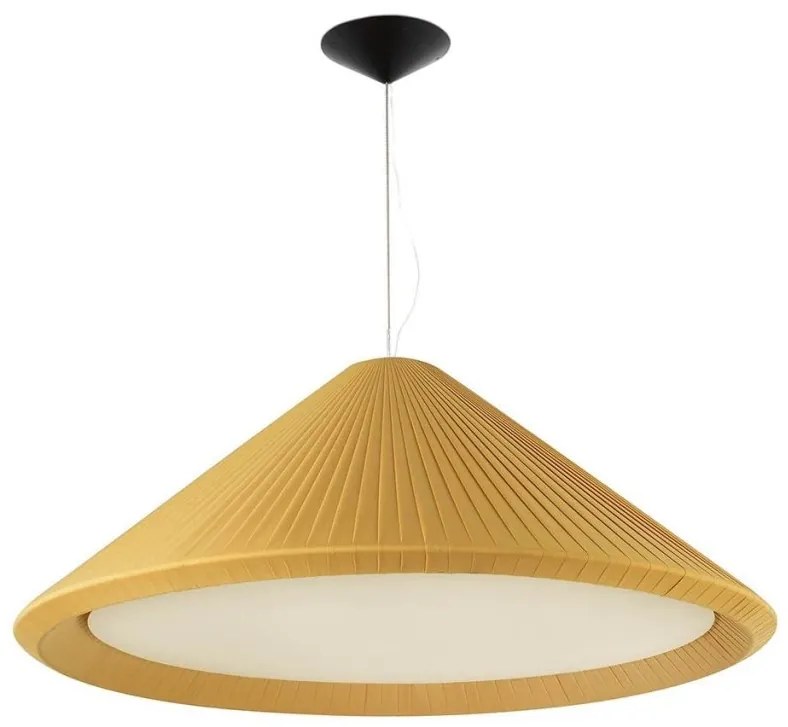 Lustra decorativa design XXL HUE galbena 20128