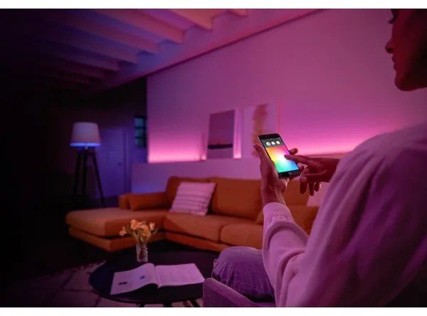 Pachet de bază Philips Hue WACA 2xE27/9W/230V 2000-6500K + Hue Bridge