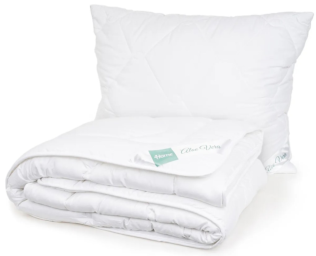 Set pilotă și pernă Aloe Premium, 140 x200 cm, 70 x 90 cm, 140 x 200 cm, 70 x 90 cm