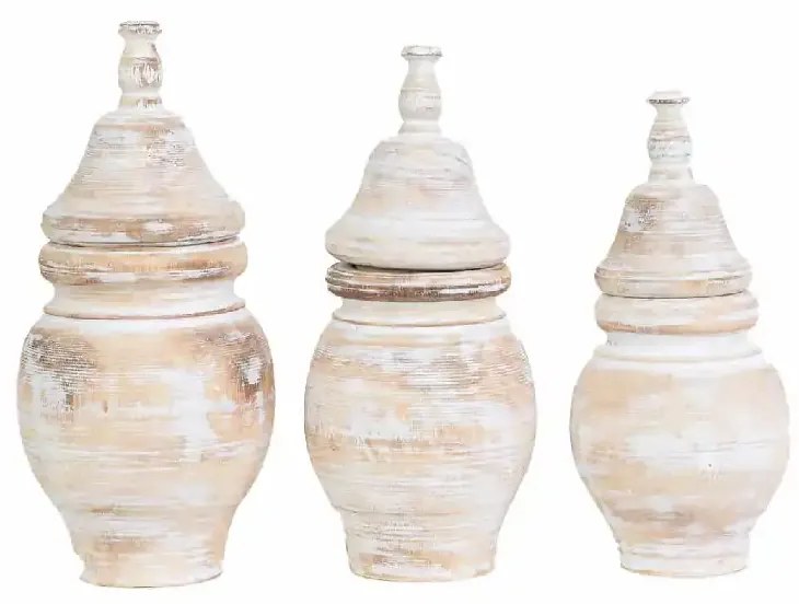 SET TREI BOLURI VINTAGE HANDMADE