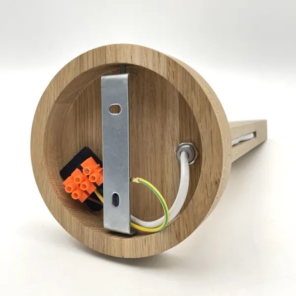 Aplică Brilagi ANTHONY 1xE14/40W/230V stejar/maro