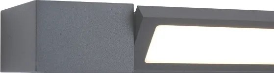 Brilagi - Aplică LED de exterior AQUA LINE LED/12W/230V 45 cm IP44 antracit CRI 90