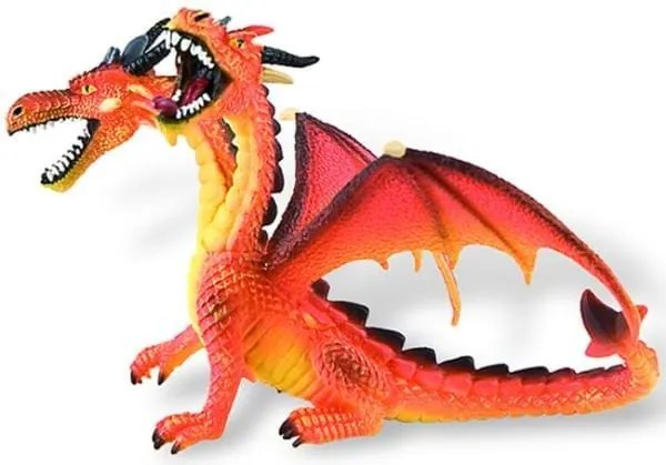 Dragon orange cu 2 capete
