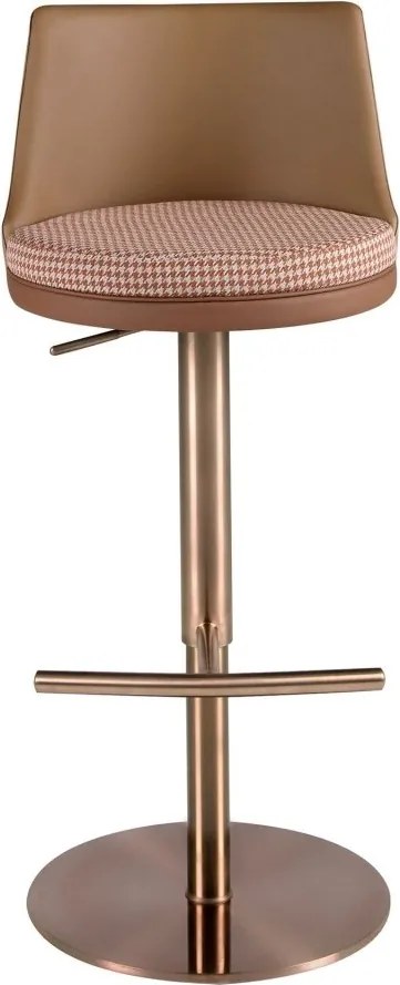 Scaun de bar pivotant cu inaltime reglabila Stool maro