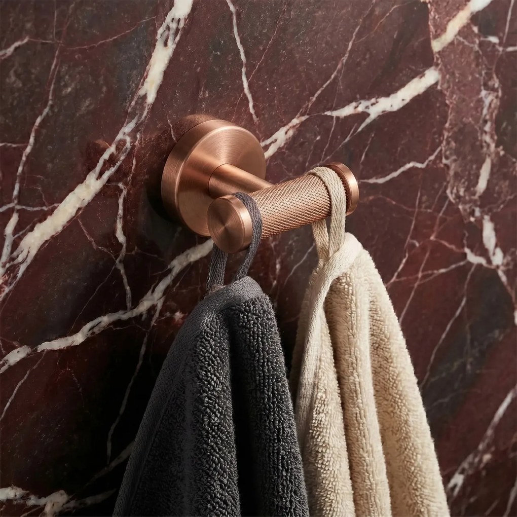 Cuier dublu 6612 Modern Copper Brush