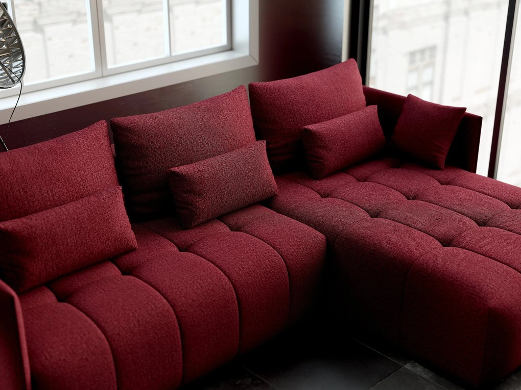 Colțar extensibil dumonde cu ladă de depozitare si sezut confortabil din spuma high-density, Malta Enjoy Winery II 235x185 cm