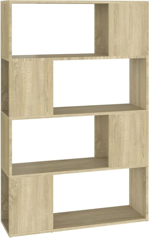 vidaXL Bibliotecă/Separator cameră stejar sonoma 80x24x124,5 cm PAL