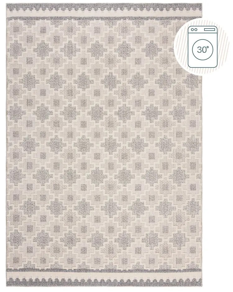 Covor grej lavabil 78x150 cm Graysen – Flair Rugs