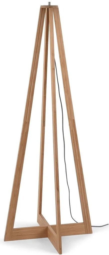 Lampadar eco din bambus Java 4-legs nat/50x22, bl/nat