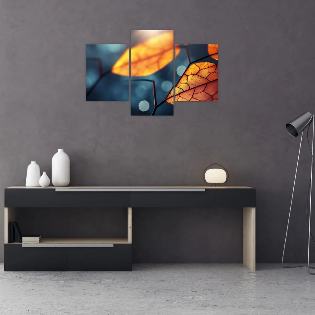 Tablou - Textura frunzelor (90x60 cm)