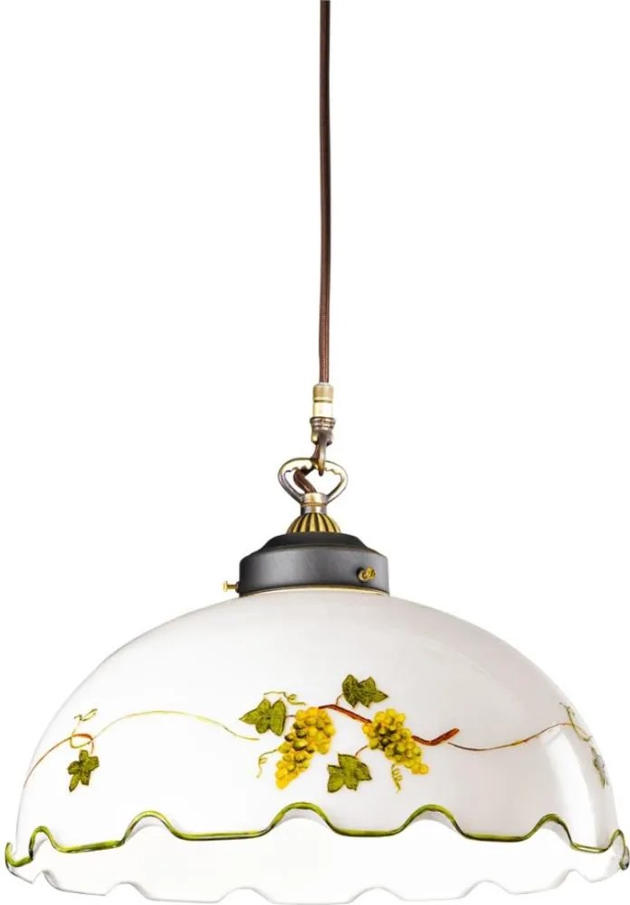 Kolarz NONNA 731.32.112 - Lampă suspendată pe cablu, 1xE27/75W/230V, Ø36 cm, vișiniu