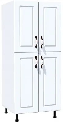 Soldat 60 cu 4 usi Zebra MDF alb drept