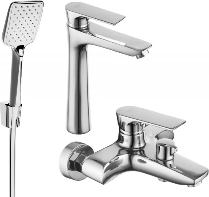Mexen Axel R62 set de cadă, crom - 73813R62-00