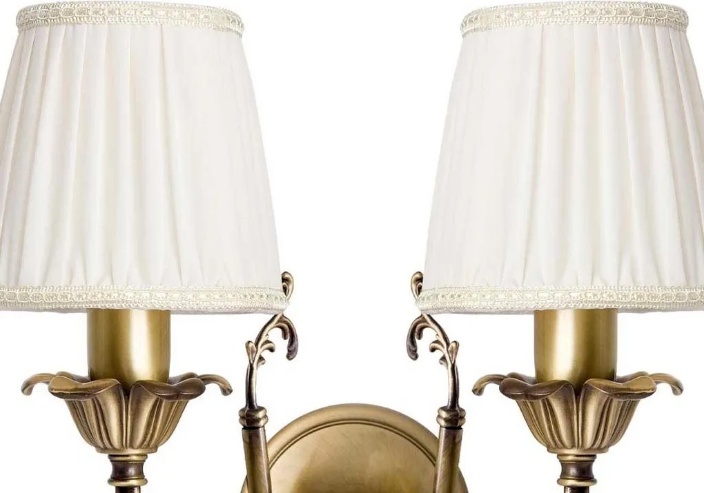 Aplica de perete din alama design italian Ginevra