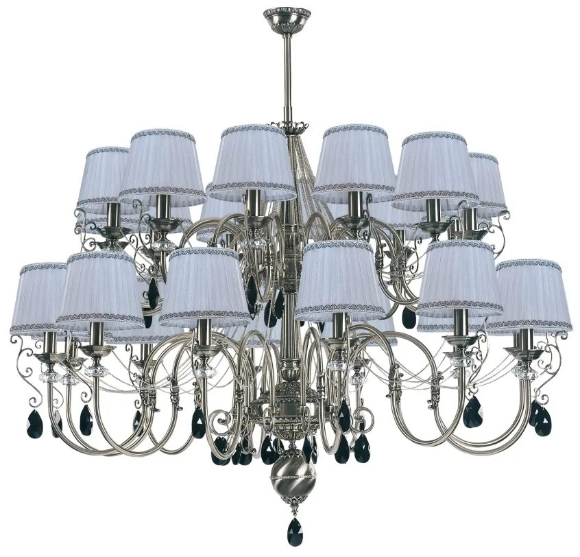 Candelabru 24 brate design clasic realizata manual, Cristal Swarovski Luca