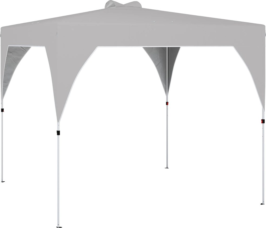 Outsunny Pavilion 3x3m Pliabil, Montaj Ușor cu Buton, UPF 50+ Protecție | Aosom Romania