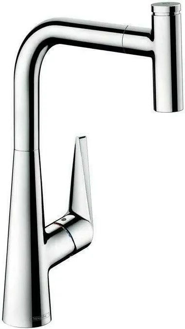 Baterie bucatarie cu dus extractibil Hansgrohe Talis Select M51 300 crom lucios 1 functie