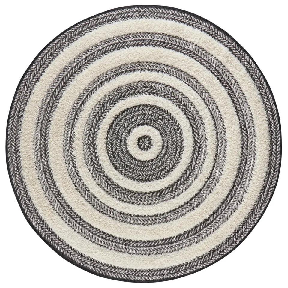 Covor Mint Rugs Handira Circle, ⌀ 160 cm, gri - alb