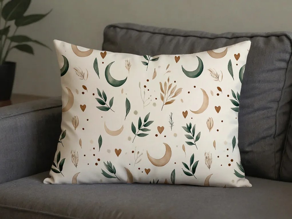 Fata de perna din microfibra BOHO MOON 70x90 cm, crem